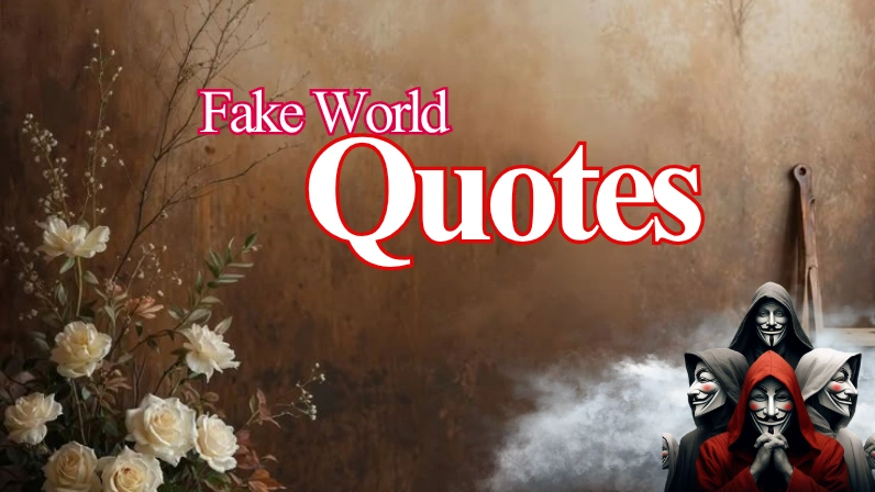 Fake World Quotes