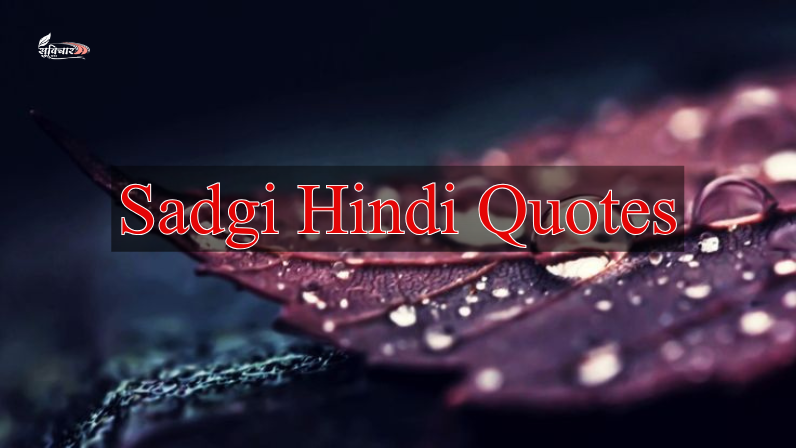 sadgi quotes in hindi